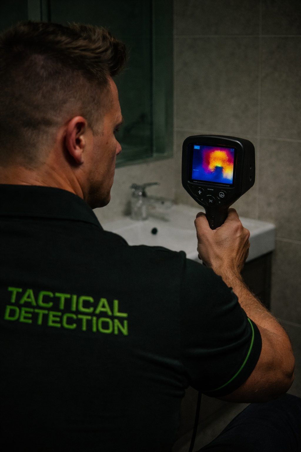 Thermal imaging leak detection